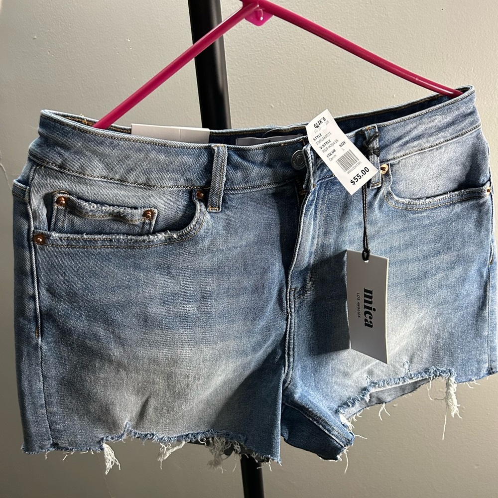 Women's Blue Denim Shorts